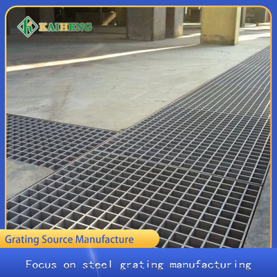 ท่อระบายน้ำทิ้ง รางระบายน้ำเหล็ก Driveway ตะแกรง MS Grating Drain Cover