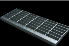 T3 Type Steel Grate Stair Treads 30mm แบริ่งบาร์ Pitch