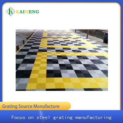 พื้นระบายน้ำไฟเบอร์กลาส FRP Moulded Grating Anti Slip