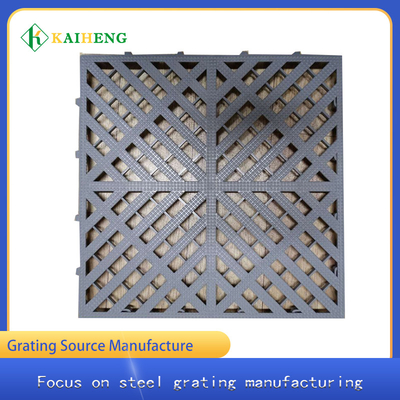 พื้นระบายน้ำไฟเบอร์กลาส FRP Moulded Grating Anti Slip