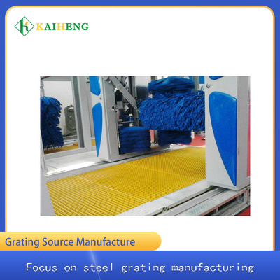 พื้นหลายสี FRP Walkway Grating Grid แดง เหลือง น้ำเงิน เขียว