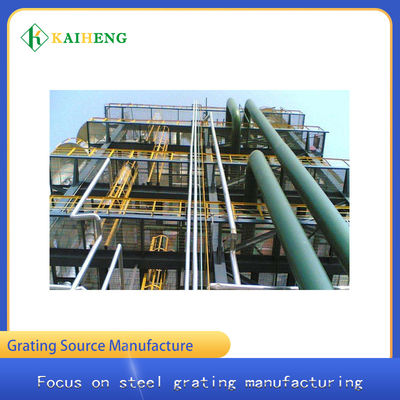 แท่นโลหะหนักตะแกรงเหล็กแคทวอล์จุ่มร้อนชุบสังกะสี