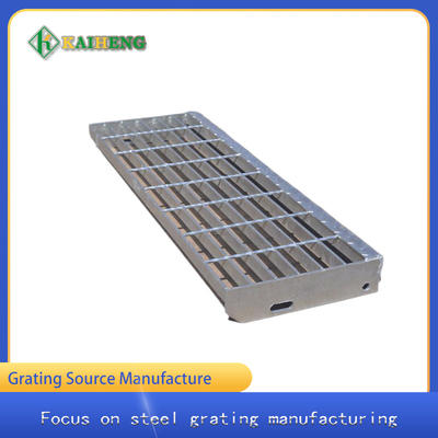 T4 Metal Bar Grating Stair Treads บันไดเหล็กแบริ่งบาร์ที่ 60mm Pitch