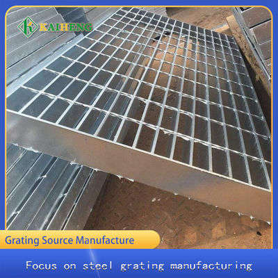 G605/40/80FG Q235 ความปลอดภัยในการชุบสังกะสีตะแกรงเหล็กสำหรับงานอุตสาหกรรม