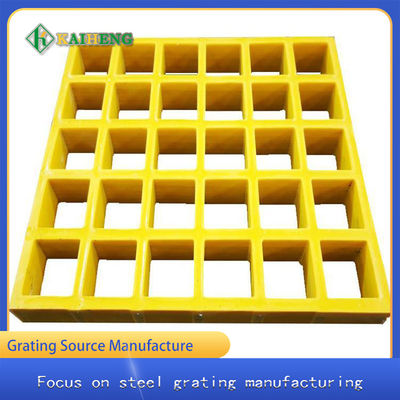 FRP Pultruded Grating ทางเดินพลาสติกตะแกรงตะแกรงสำหรับ 4S Shop Car Wash