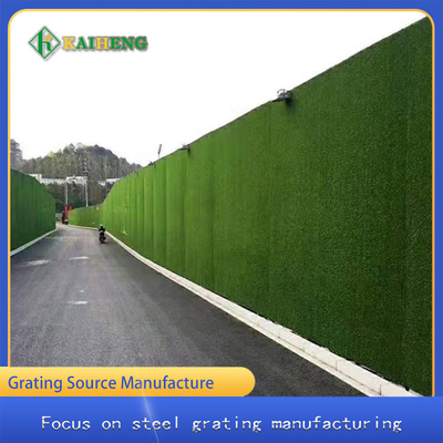 รั้วหญ้าสีเขียวปลอมสิ่งแวดล้อม OEM เพื่อการปกป้องความเป็นส่วนตัว