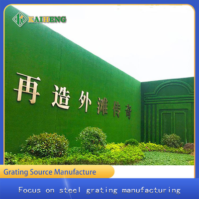 รั้วหญ้าสีเขียวปลอมสิ่งแวดล้อม OEM เพื่อการปกป้องความเป็นส่วนตัว