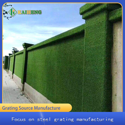 รั้วหญ้าสีเขียวปลอมสิ่งแวดล้อม OEM เพื่อการปกป้องความเป็นส่วนตัว