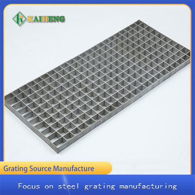 Q235 โลหะแบริ่งสูงเหล็กชุบสังกะสีแผงกริด Grating Customized