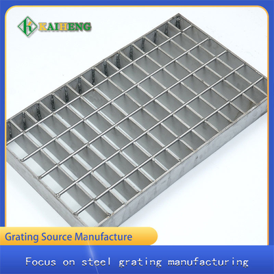 Q235 โลหะแบริ่งสูงเหล็กชุบสังกะสีแผงกริด Grating Customized
