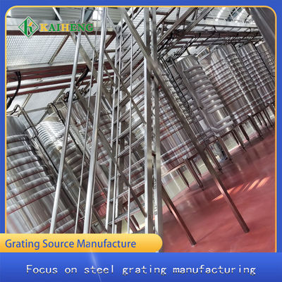 แผ่นบันไดสแตนเลส T3 สำหรับใช้ในร่มในโรงงานเคมี